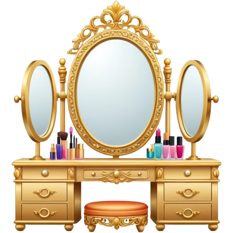 Makeup vanity emoji