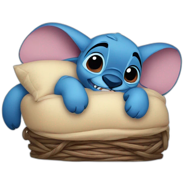 Sleeping stitch disney emoji