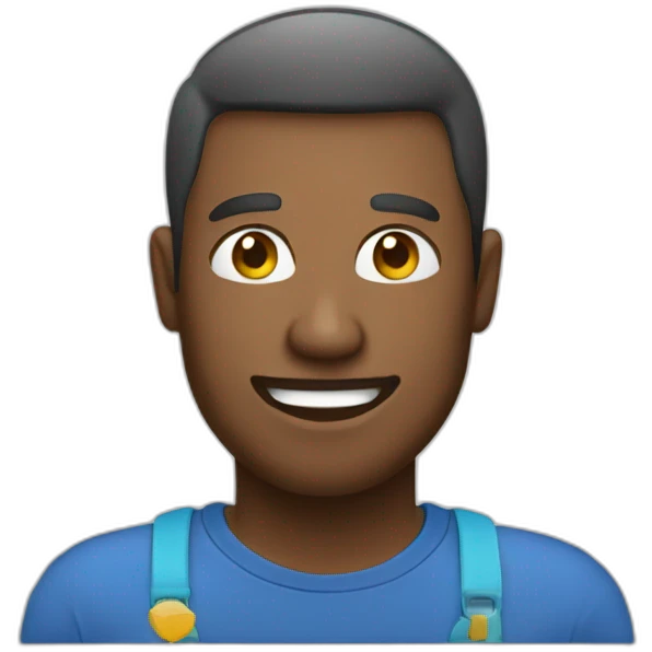 man with discount card emoji