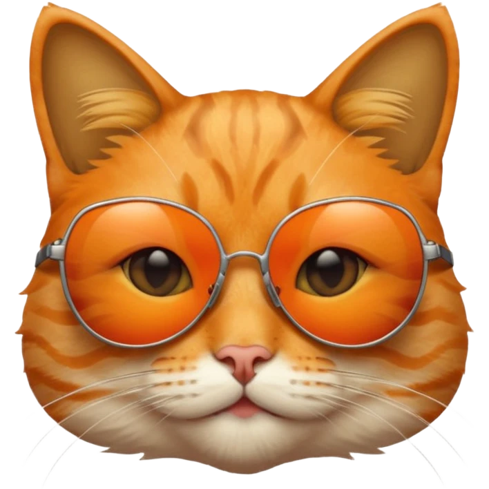 Cat wearing sunglasses emoji