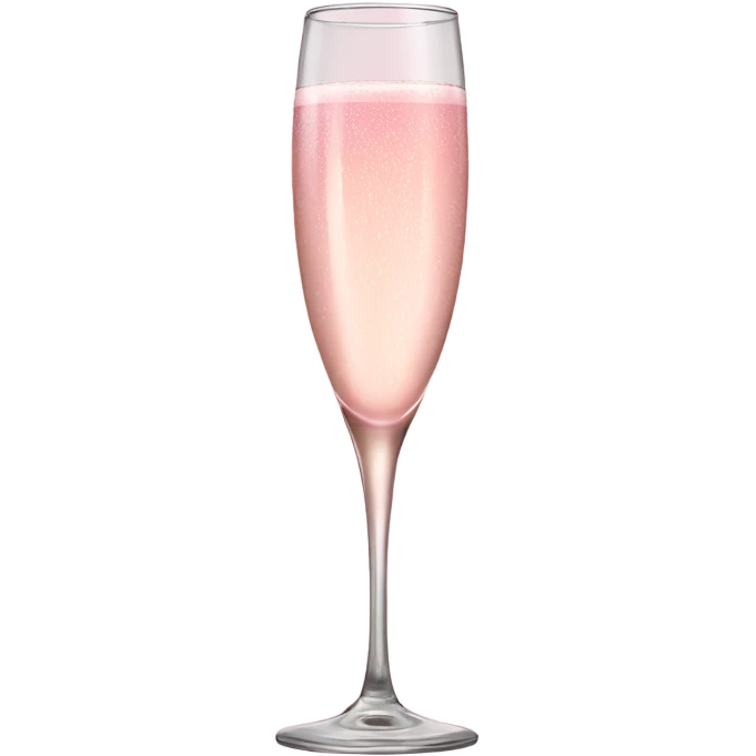 Pink champagne  glass ￼ emoji