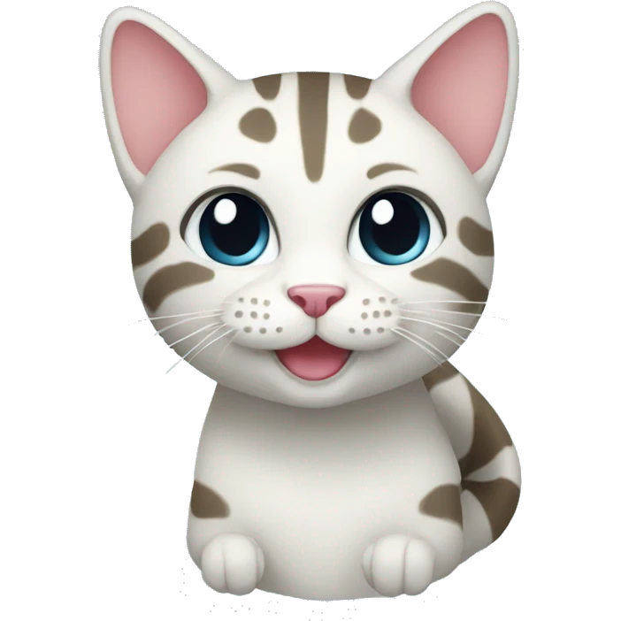 water cat happy emoji
