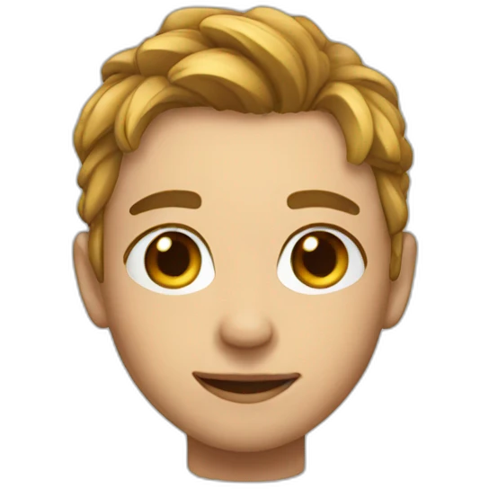 Cute headshot  emoji