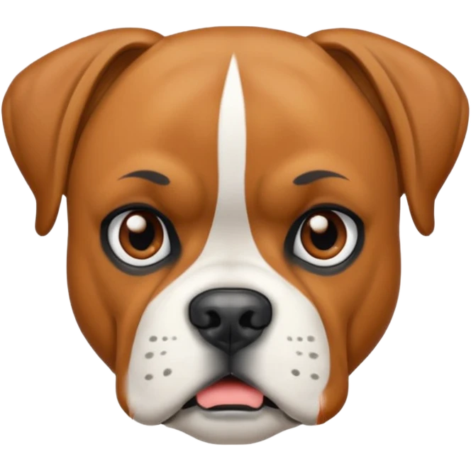 Boxer dog emoji