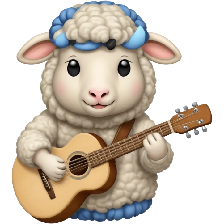 sheep guitarist emoji