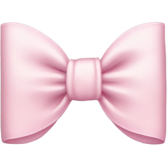 Light pink bows emoji