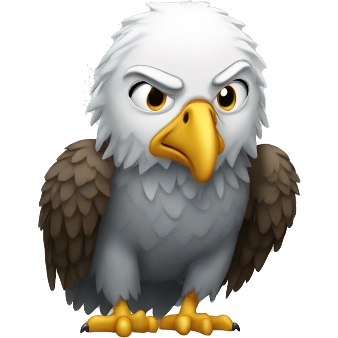 depressed eagle  emoji
