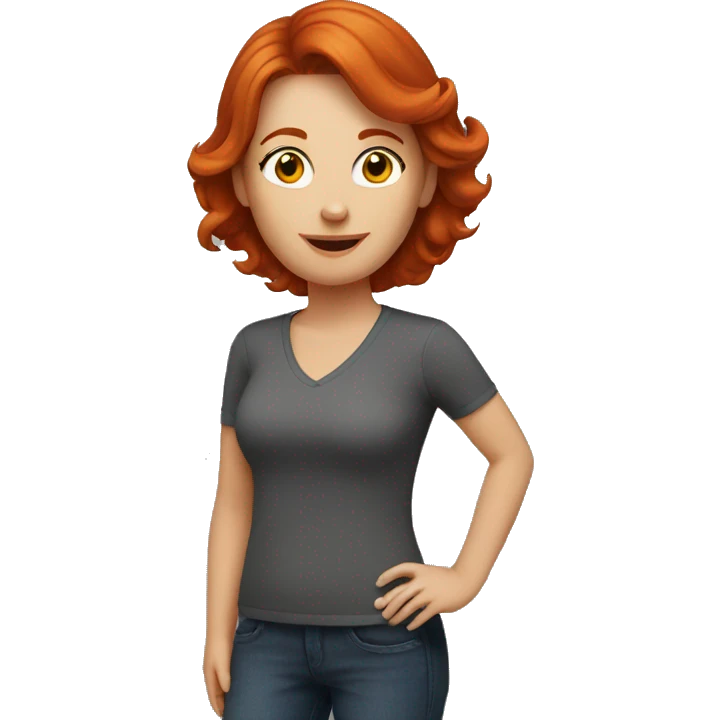 Redhead mom emoji
