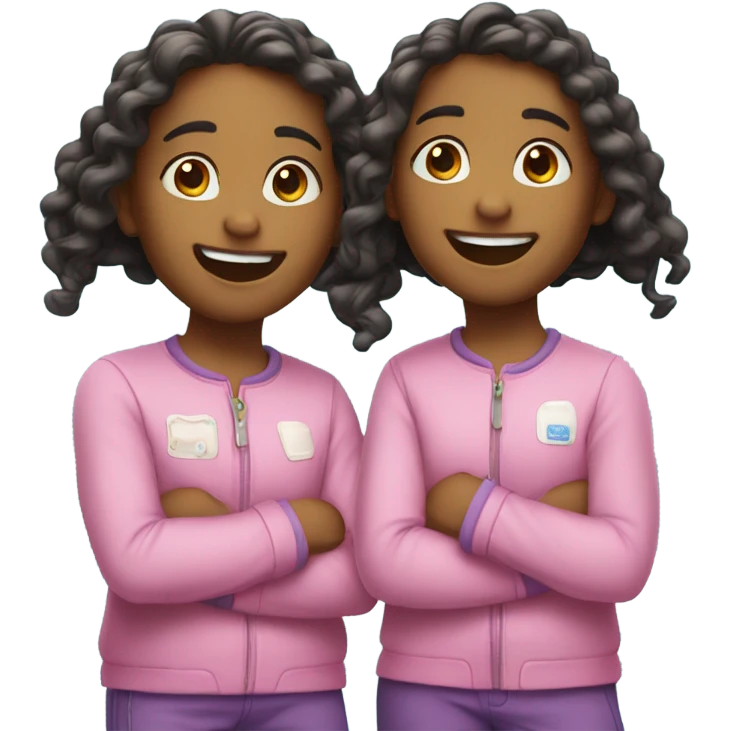 Happy twins  emoji