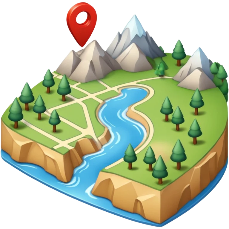 GPS map emoji