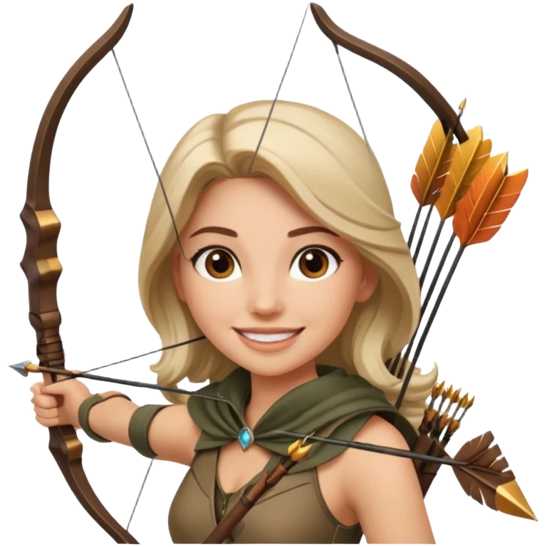 ich möchte ein Emoji einer Jägerin emoji