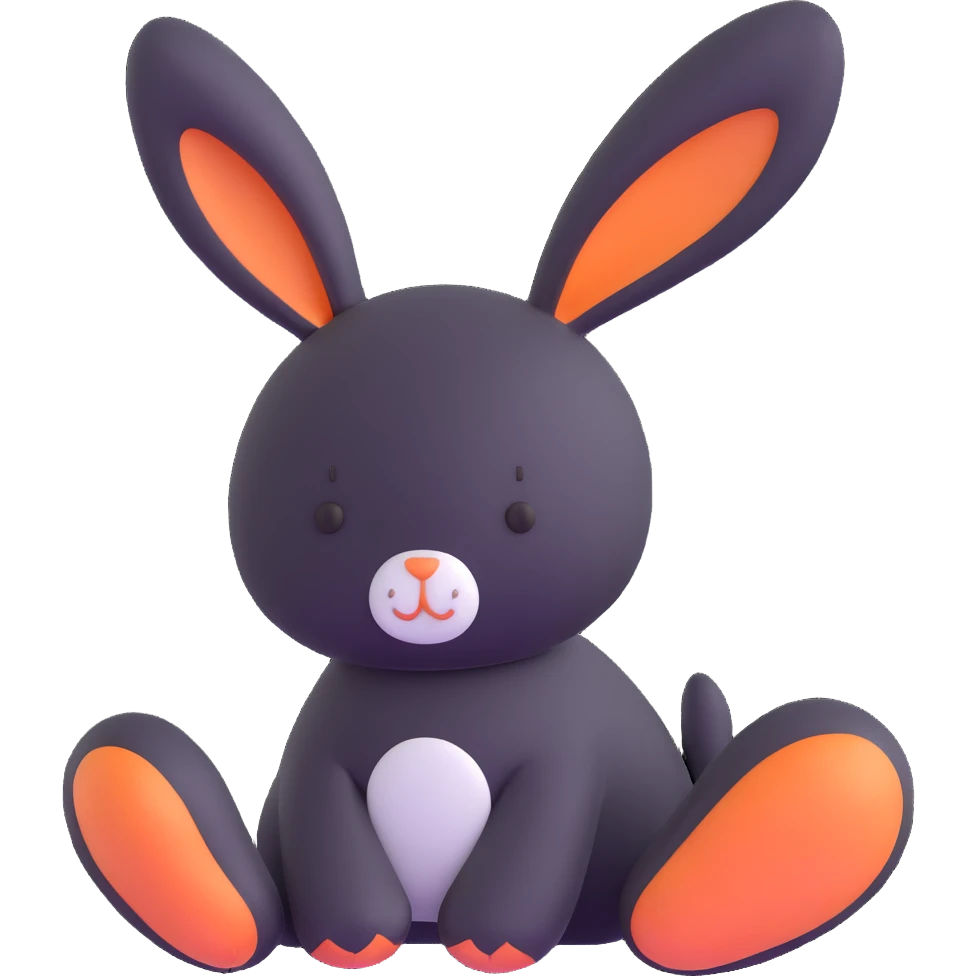 stuffed jellycat bunny emoji