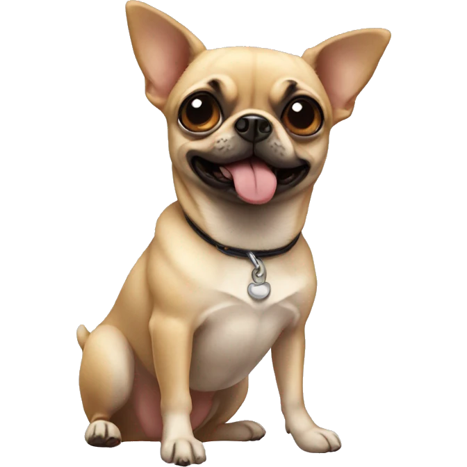 Chihuahua and Pug emoji