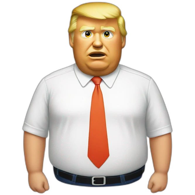 fat trump skin shirt emoji