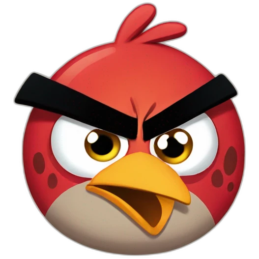 drunk angry birds emoji