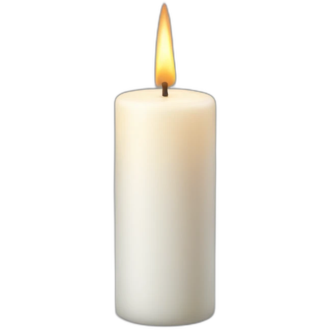 White candle emoji