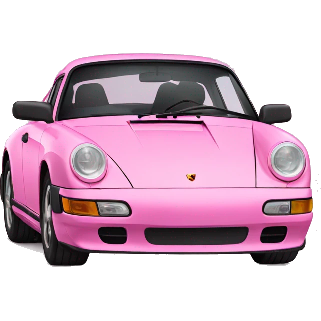 Pink Porsche  emoji