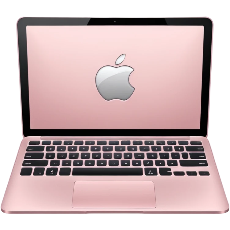 Pale Pink laptop emoji