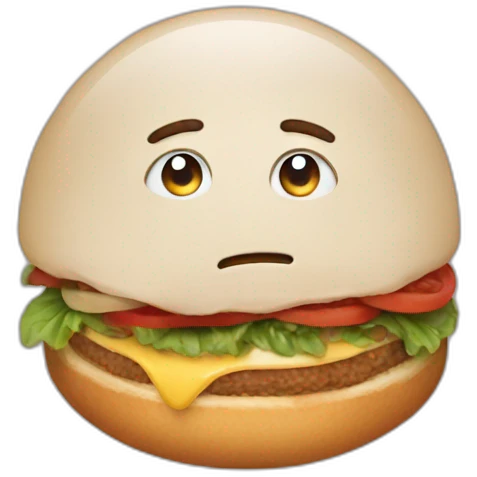 person thinks of food emoji