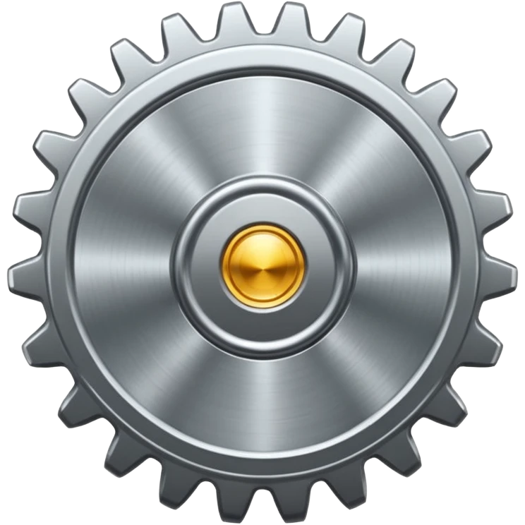  classic gear modern professional design for business presentation emoji