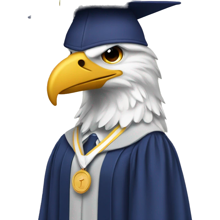Aguila y graduación  emoji