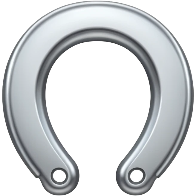 Cute horse shoe emoji