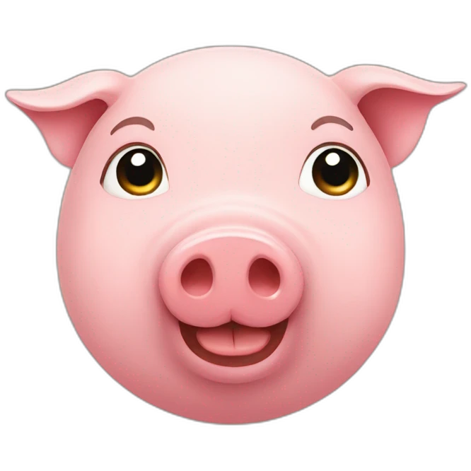 Pigs funny emoji