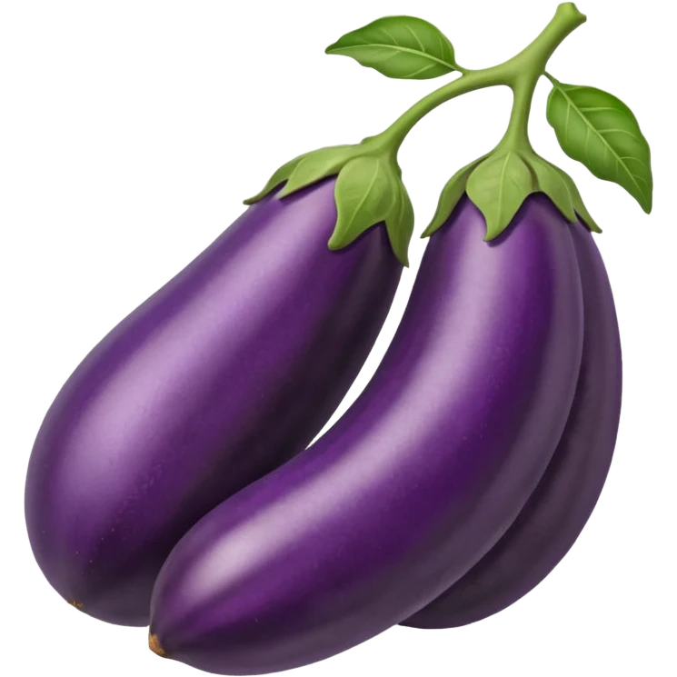 Patlıcan ve şeftali emoji