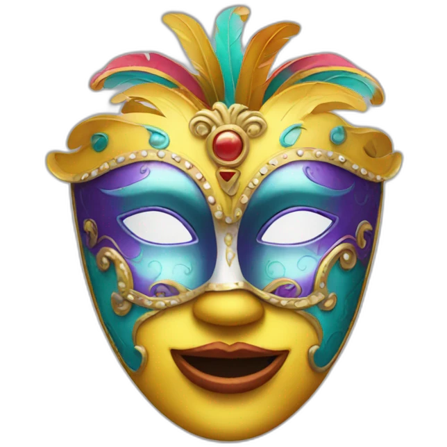 Carnival mask emoji