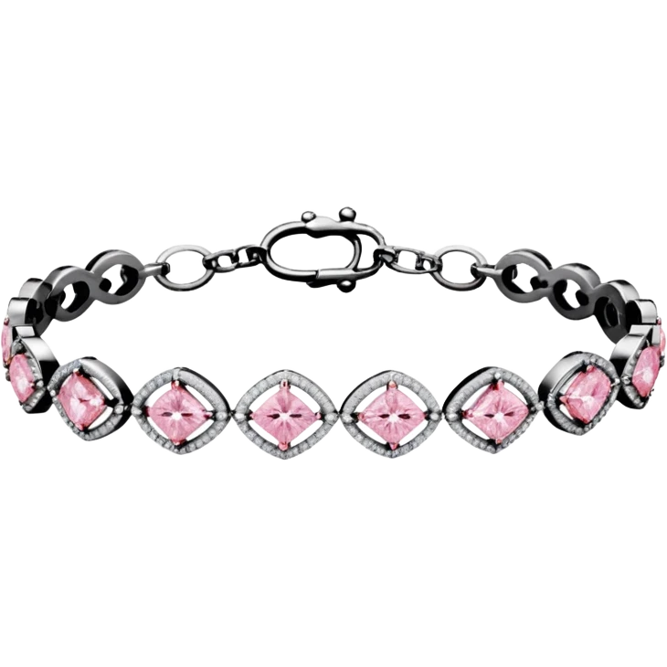Pink van cleef diamond bracelet emoji
