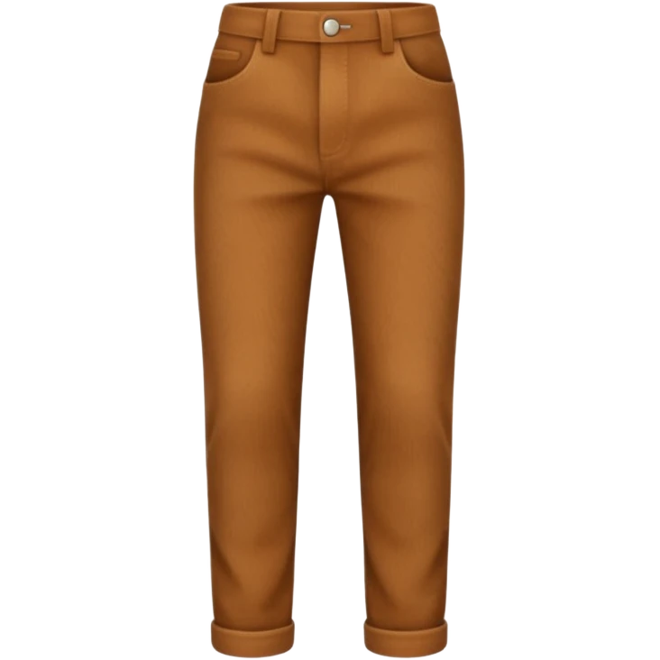 Corduroy texture deep ridges pants emoji