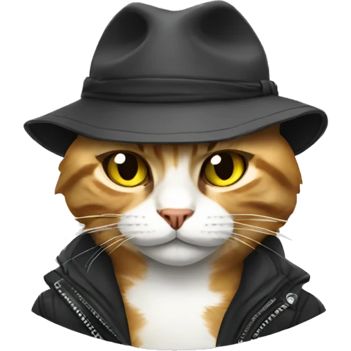gangsta cat emoji