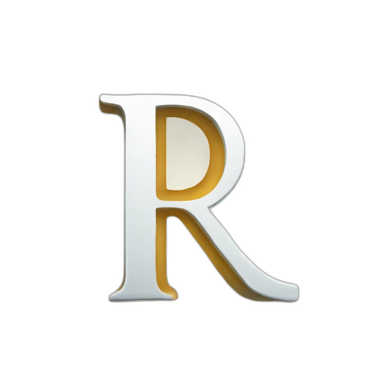 r letter modern emoji