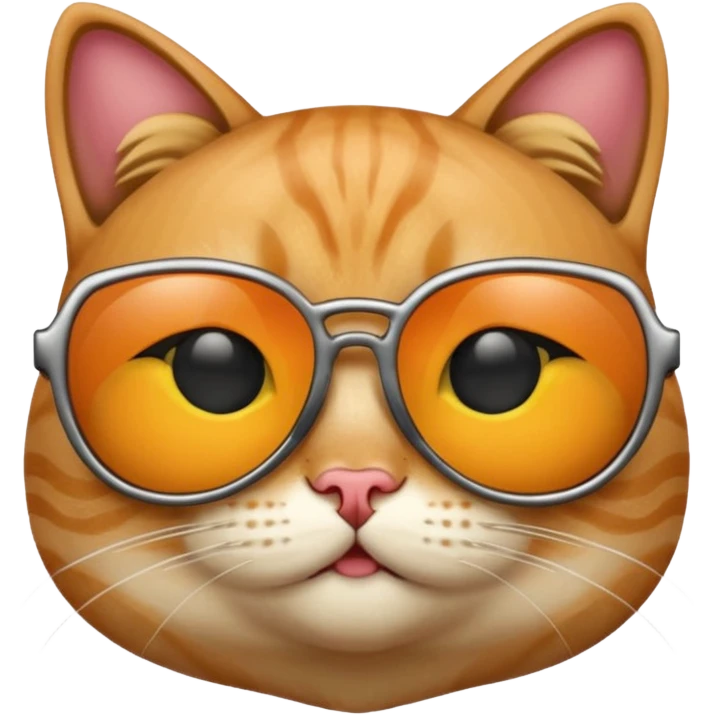 Cat wearing sunglasses emoji