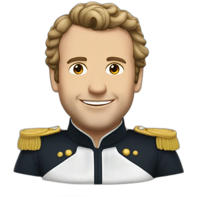 Macron bouffon emoji