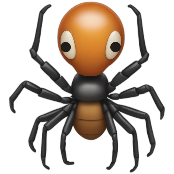 Une araignée qui met des préservatifs emoji