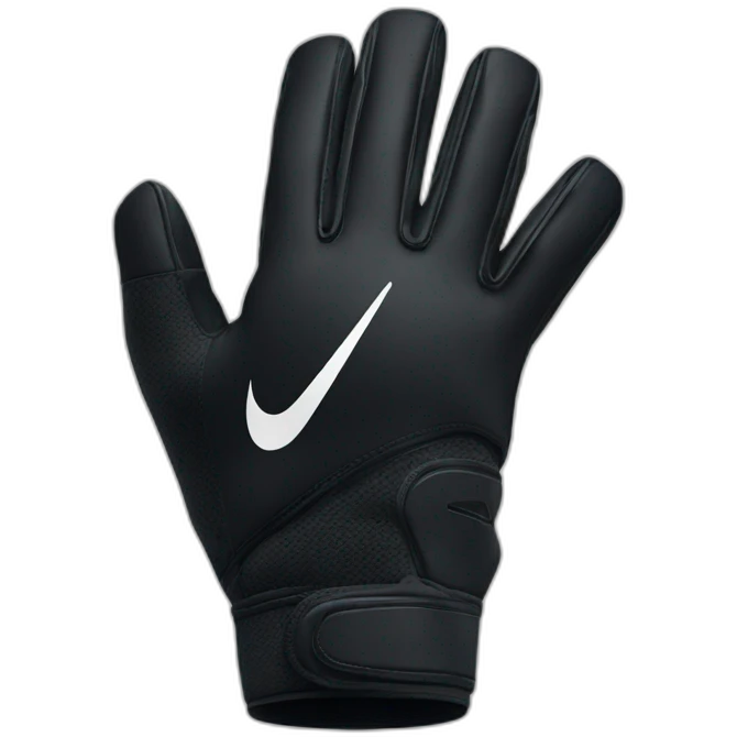 Blach nike gloves emoji