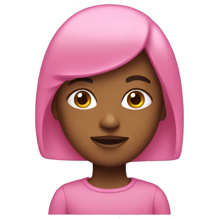 Pink  emoji