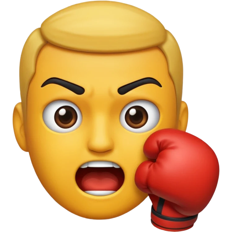 Getting Punched in the face emoji