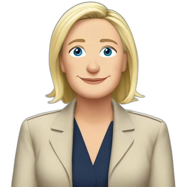 Marine le pen  emoji