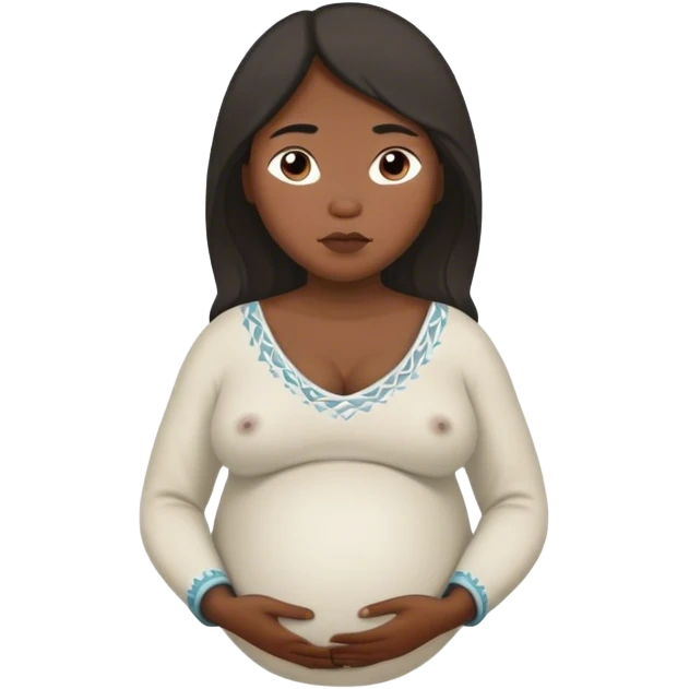 pregnant Inuit woman emoji