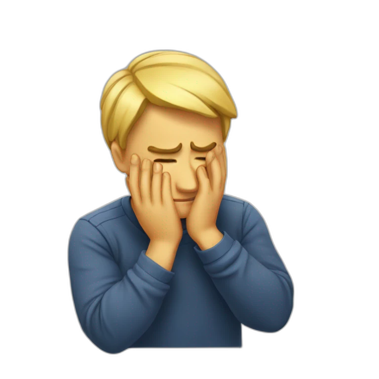 Facepalm emoji