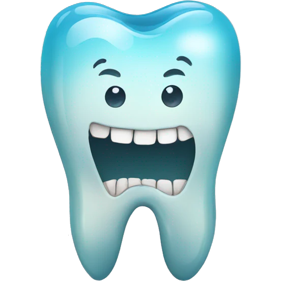 Cracked tooth  emoji