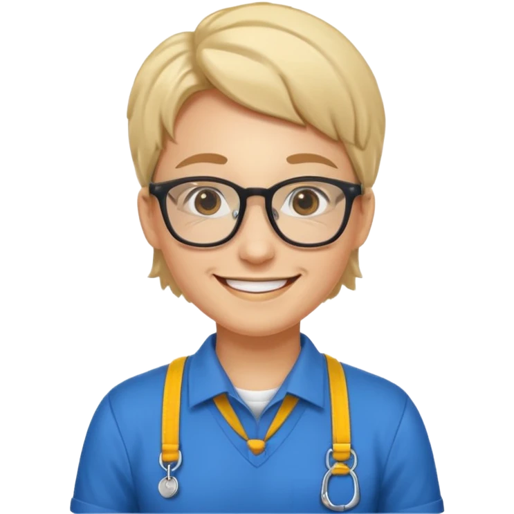 Employee with Lanyards emoji