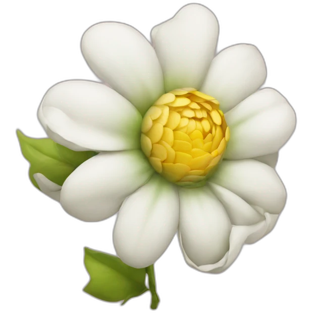 Fleurs et dragon emoji