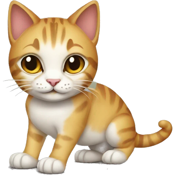 Cat with croc sandals on head emoji