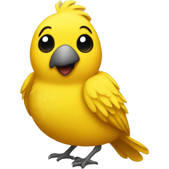 Yellow Bird emoji