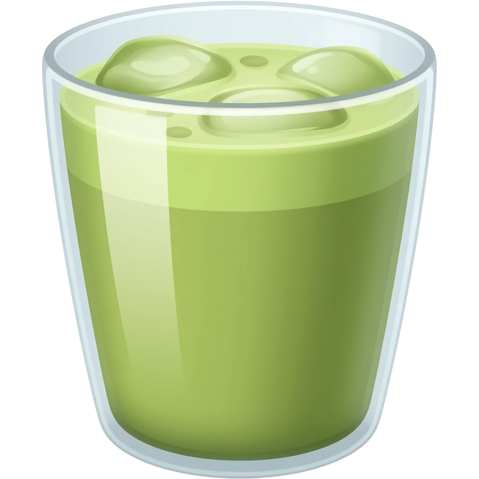 Cold Matcha Latte emoji