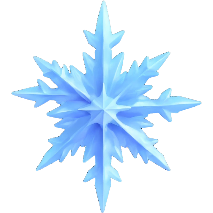 ice crystal emoji