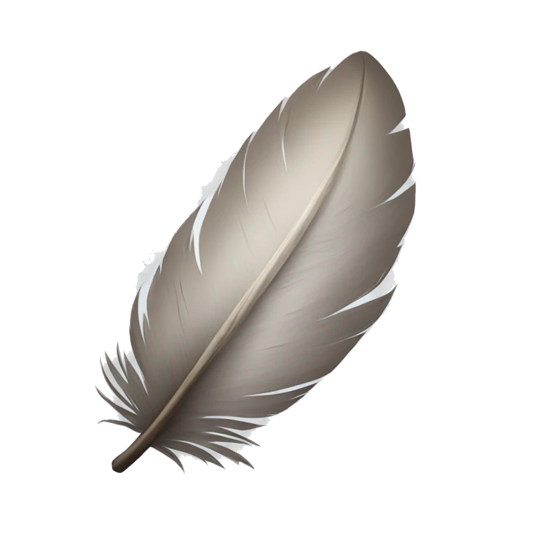 dove feather emoji